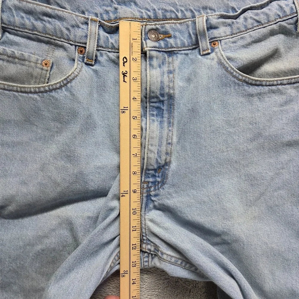 Vintage Levis 550 Jeans Mens 38X30‎ Relaxed Tapered Light Wash 90s Denim